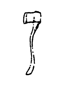 Miniature Tools -- Hand Axes pkg(5)