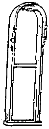 Victorian Two-Lite Tall Windows -- Round Top