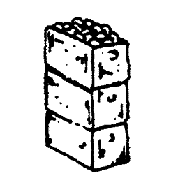 Stacked Filled Crates -- Three High