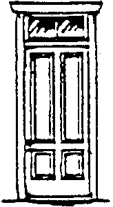 Door -- 4-Panel w/Tran