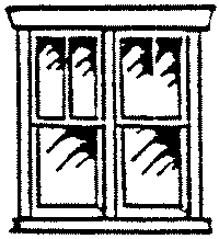Double Double-Hung Three-Lite Windows