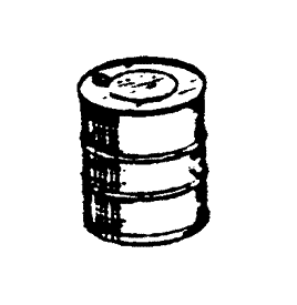 55-Gallon Oil Drums -- #2