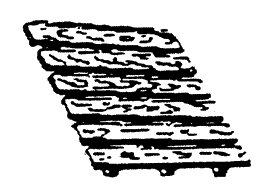 Wood Pallets -- Three Each Small & Large