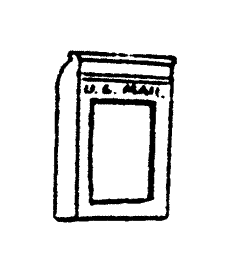 Corner Mailbox #2 -- Wall Mounted