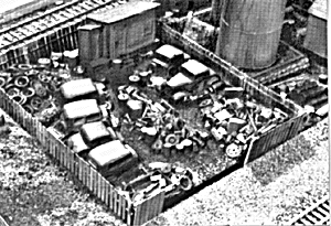 Automobile junkyard