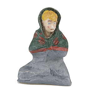 Camp Side Figures -- Sid "All Wrapped Up In Himself"