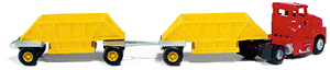 Tractor/Trailer -- Double Aggregated Hopper Trailers