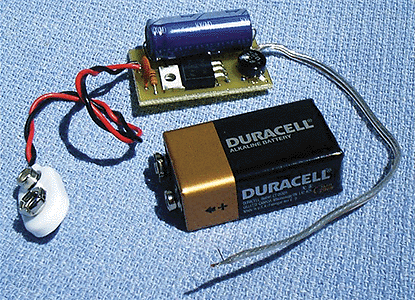 9-Volt Battery Eliminator for DCC & PWC Control