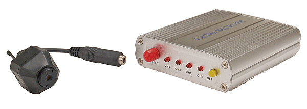 Wireless Color Camera System -- With Sound 2.4 Ghz