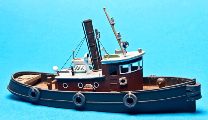 53' Harbor Steam Tugboat - Kit