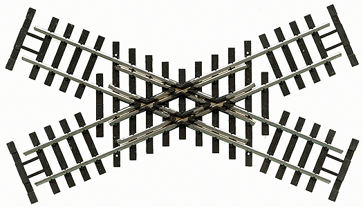 Code 70 Nickel Silver Crossing -- 45-Degree