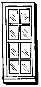 Double-Hung Windows -- 22 x 62"