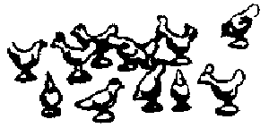 Animals -- Chickens pkg(12)