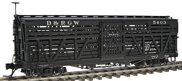 Blackstone Models(TM) 5500-Series 30' Stock Car -- Denver & Rio Grande Western #5603
