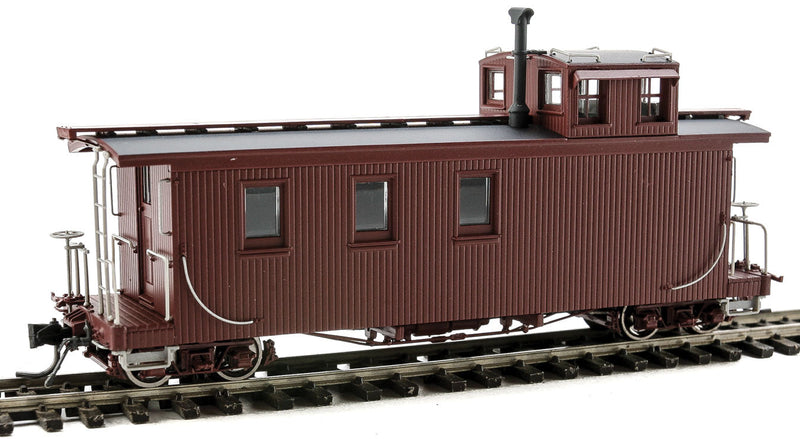 Long Caboose, Non-Weathered -- Unlettered, Painted
