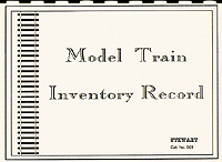 Record Book -- Model Train Inventory