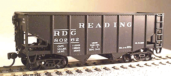 55-Ton Fishbelly Hopper - Kit -- Reading
