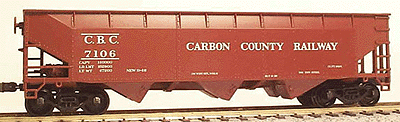 70-Ton Offset Hopper - Kit -- Carbon County Railway