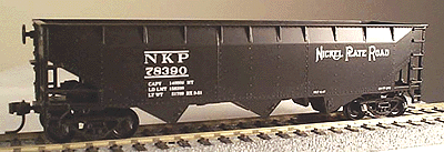 70-Ton Offset Hopper - Kit -- Nickel Plate