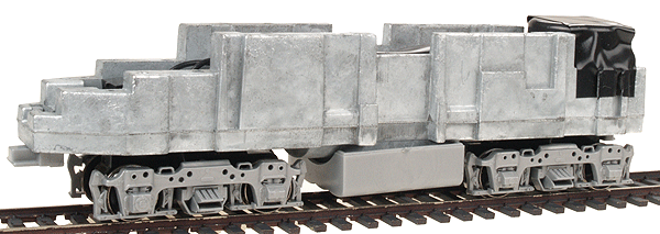 Sound Chassis w/LokSound for Stewart FT Units -- A Dummy w/Silver Sideframes