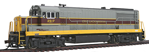 Diesel "Executive Line" GE U25B Phase 4; Powered w/DCC & LOK Sound -- Erie Lackawanna #2517 w/Late Paint Scheme
