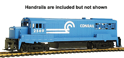 Diesel GE U25B Phase IV Powered -- Conrail #2569