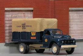 1952 Mercury Express Truck w/Canvas Cover - Resin Kit -- Unpainted - Includes Canadian National Decals for Freight and Express Service