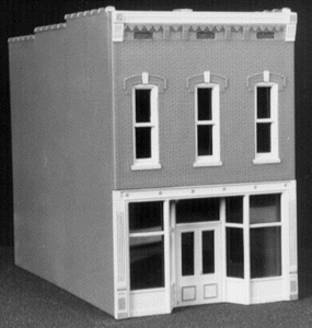 City Buildings -- Vivian's Family Shoe Store 2-3/4 x 5" 7 x 12.8cm