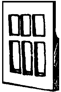 Doors (Brass) -- Baggage - 3 Panel Type