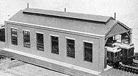 Brick Car Barn -- 2-Track