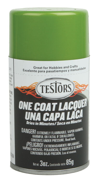 One-Coat Metallic Lacquer Spray Paint - 3oz 88.7mL -- Lime Ice