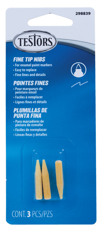 Replacement Tip Nibs for Enamel Paint Marker Sets pkg(3) -- Fine Tip