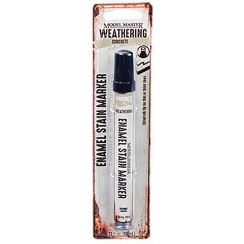 Model Master(R) - Enamel Stain Weathering Markers - 1/3oz 9.9mL -- Concrete-1
