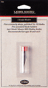 Model Master(R) - Modeling Tools & Accessories -- Knife Blades #11 pkg(5)