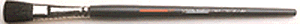 Model Master Sable Paint Brush -- 1/2" Black Sable Flat