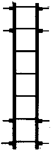 Frt car ladder long 4/