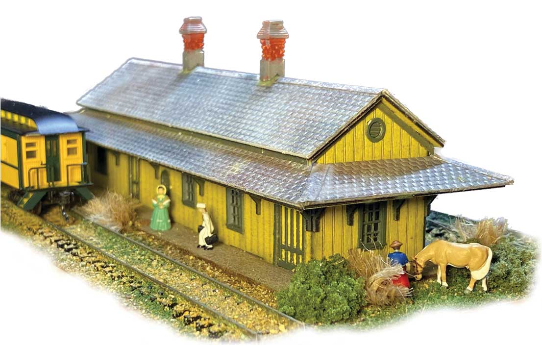 Gold City Depot -- Laser-Cut Wood Kit - 5-1/2 x 2-1/4 x 1-1/2" 14 x 5.7 x 3.8cm-1