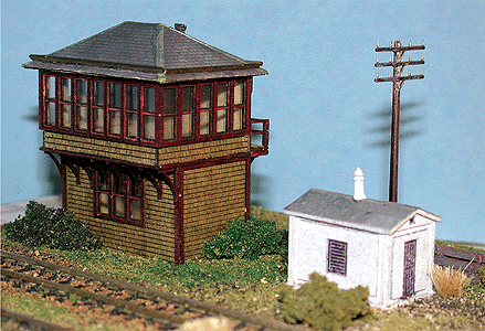 Journeyman Series - East Stroudsburg Tower -- Laser-Cut Wood Kit - 1-1/2 x 3" 3.7 x 7.5cm