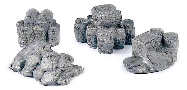 Freight Assortment pkg(4) -- Barrels, Sacks, Drums & Clusters