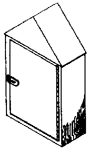 Phone Box pkg(3) -- Wooden