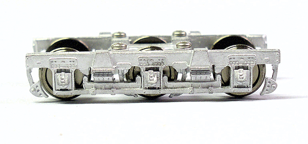 Kitbits Passenger Car Trucks - 6-Wheel with Metal Sideframes & Wheels - 1 Pair -- Pennsylvania Type 3C-P1