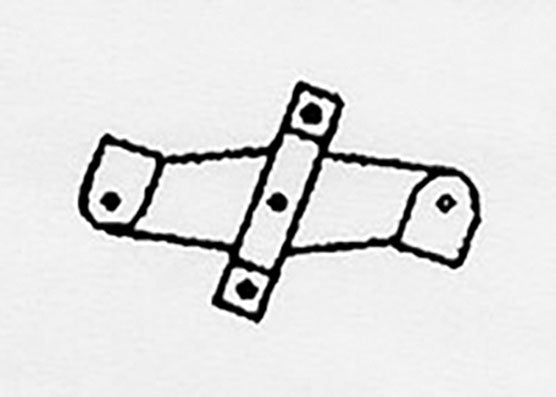 Kitbits Brake Lever - White Metal -- 1 Pair