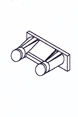 Kitbits -- Milk Car Buffers - 2 Pair