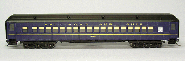 Class A-e Coach - Plastic Kit - Less Trucks & Couplers -- Baltimore & Ohio