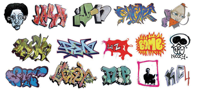 Graffiti Decals -- Set #12
