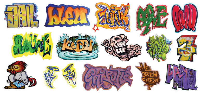 Graffiti Decals -- Set #17
