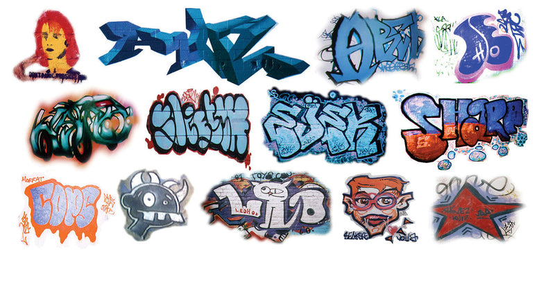 Graffiti Decals -- Set #30