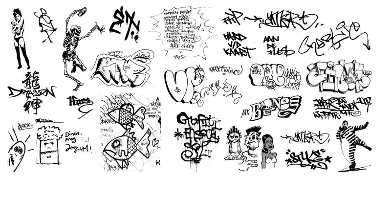 Graffiti Decals -- Set #37