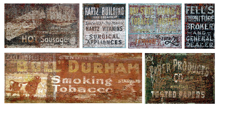 Ghost Sign Decals -- Set #39