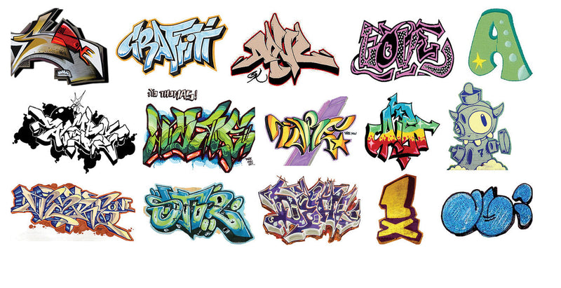 Graffiti Decals -- Set #15